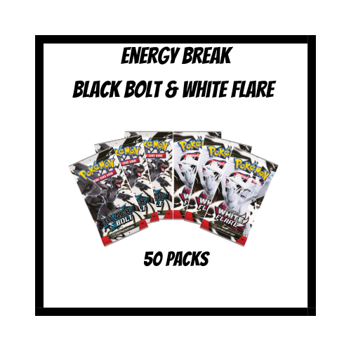*LIVE* Black Bolt & White Flare Energy Break 50 Packs